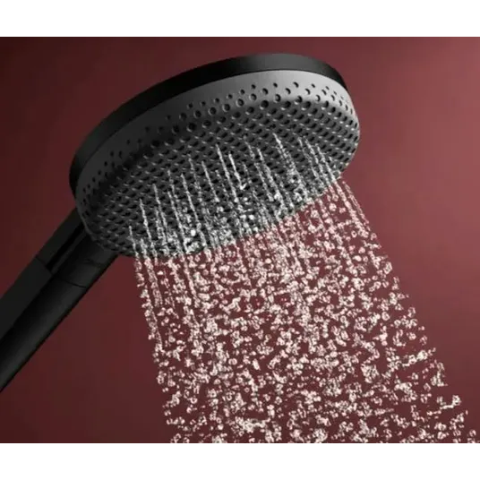 Hansgrohe Raindance Alive Select S – rankinis dušas, 3 srovių tipai, juodas matinis 24500670