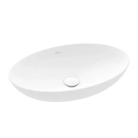 Villeroy & Boch Loop&Friends - valamu, 62x42 cm, ilma ülevoolu avamiseta, Alpine White 4A480101