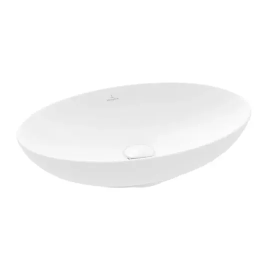 Villeroy & Boch Loop&Friends - valamu, 62x42 cm, ilma ülevoolu avamiseta, Alpine White 4A480101