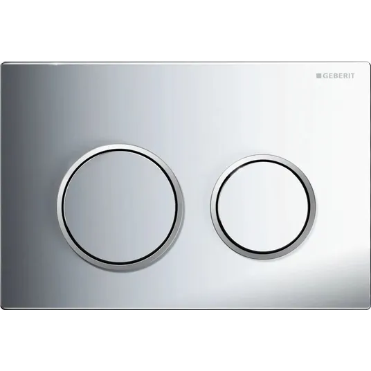 Geberit Omega20 - OMEGA20 nuleidimo plokštelė, poliruoto chromo / matinio chromo 115.085.KH.1