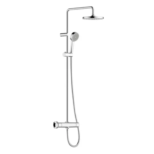 Hansa Basic – dušo rinkinys su termostatu, 1 srove, chromuotas 55350110