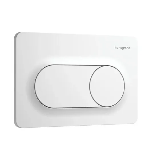 Hansgrohe iFrame Original S - WC nuleidimo plokštelė, matinės baltos spalvos, 66002700