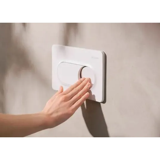Hansgrohe iFrame Original S - WC nuleidimo plokštelė, matinės baltos spalvos, 66002700