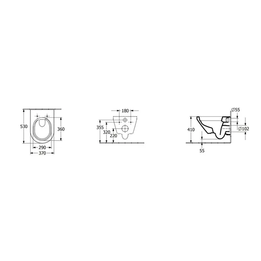 Villeroy & Boch Architectura - Pakabinamas unitazas su švelniai užsidarančia dangčiu, be rėmelio, TwistFlush, CeramicPlus, Alpine White 4694CLR1