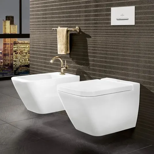 Villeroy & Boch Finion - seinavanniga WC, CeramicPlus, DirectFlush, Alpine valge 4664R0R1