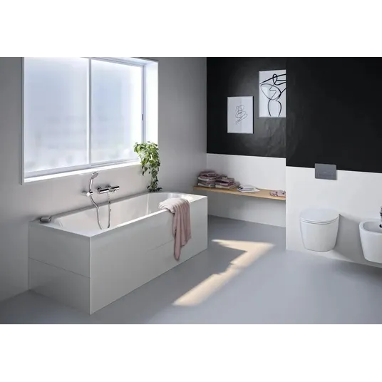 Ideal Standard Idealrain – dušo komplektas S1 su 8 cm dušo galvute, 1 srove, chromuotas B9506AA