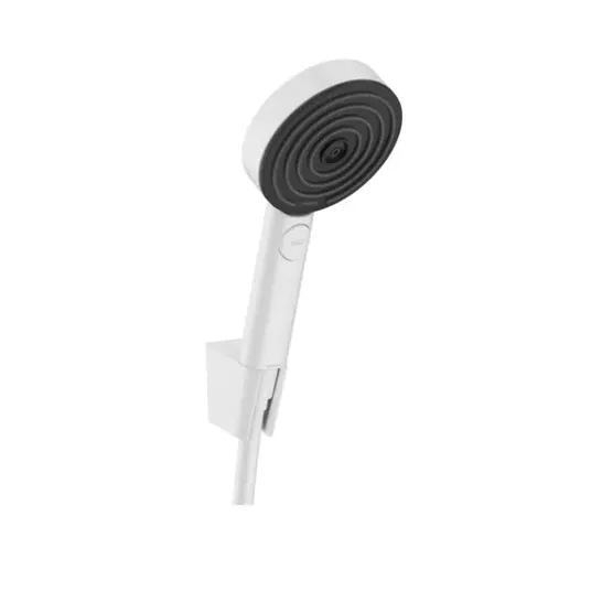Hansgrohe Pulsify Select - dušikomplekt, 3 dušipihustit, koos hoidiku ja 160 cm voolikuga, valge matt 24303700