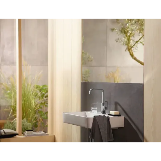 Hansgrohe Metropol - Ühe kangiga valamusegisti 230 koos Push-Open äravoolukomplektiga, kroomitud 74511000