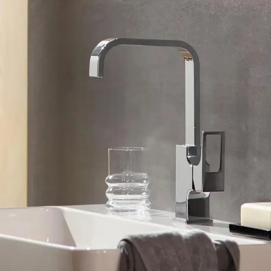 Hansgrohe Metropol - Ühe kangiga valamusegisti 230 koos Push-Open äravoolukomplektiga, kroomitud 74511000