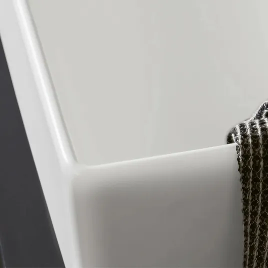 Villeroy &amp; Boch Memento 2.0 - Divvietīga izlietne 120x47 cm, ar pārplūdes vārstu, 2 atveres maisītājiem, CeramicPlus, Alpu balts 4A221LR1