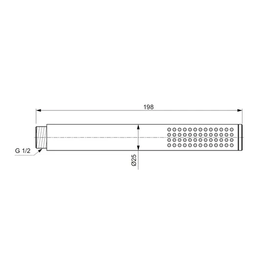 Ideal Standard Idealrain - duššiotsik BC774XG