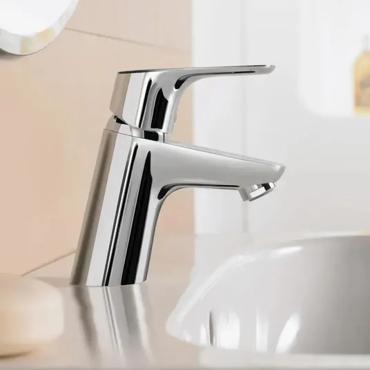 Hansgrohe Focus E2 – praustuvo vienos rankenos maišytuvas 70, be išleidimo komplekto, chromuotas 31733000