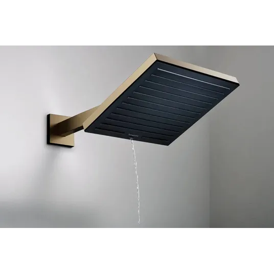 Hansgrohe Pulsify E – dušo galvutė, 26x26 cm, EcoSmart, šlifuotas bronzos spalvos 24331140