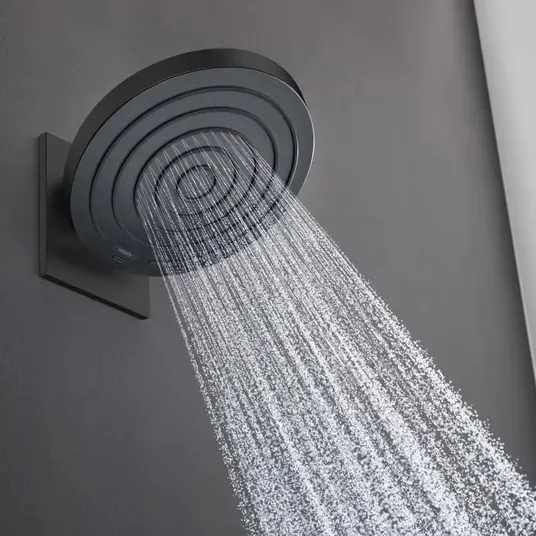 Hansgrohe Pulsify S - Duššotsik 260 koos liitmikuga, 2 joatoru tüüpi, EcoSmart, matt must 24151670
