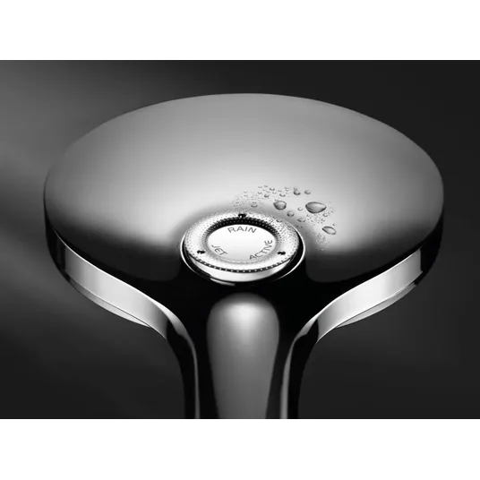 Grohe Rainshower SmartActive - käsidušš 130, 9,5 l/min, 3 pihustustüüpi, harjatud massiivne grafiit 26574AL0
