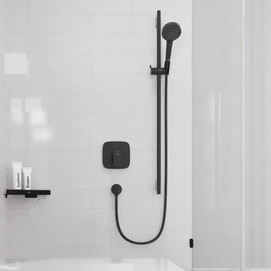 Hansgrohe Logis – paslėpta dušo maišytuvas, juodas matinis 71605670