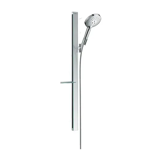Hansgrohe Raindance Select S – dušo komplektas 120, 3 srove, dušo strypas 90 cm, chromuotas 27648000