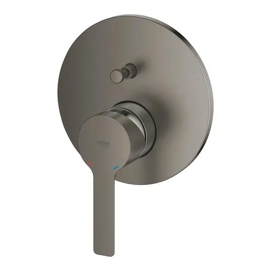 Grohe Lineare – įleidžiamas maišytuvas 2 vartotojams, šlifuotas „Hard Graphite“ 24064AL1