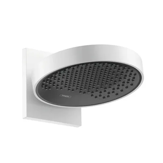 Hansgrohe Rainfinity – dušo galvutė 250 su sieniniu jungtimi, 1jet, balta matinė 26226700