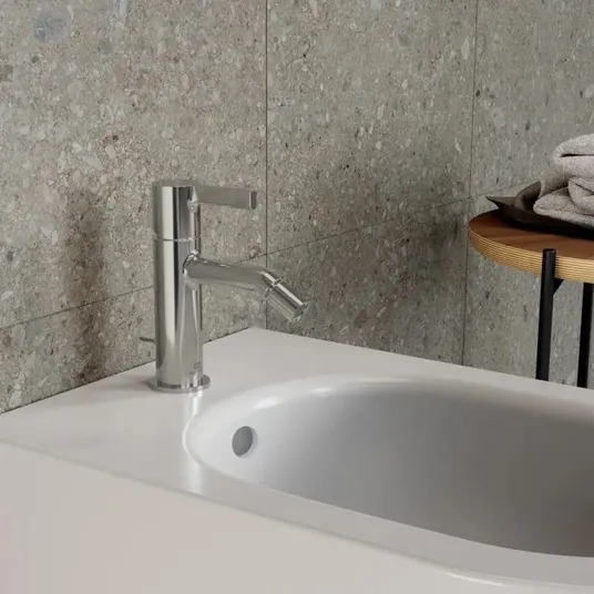 Ideal Standard Joy – bidė maišytuvas su išleidimo anga, Silver Storm BC784GN