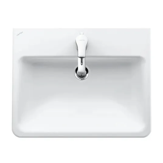 Laufen Pro S - Įmontuojamas praustuvas, 56x44 cm, 1 skylė maišytuvui, LCC, baltas H8189634001041