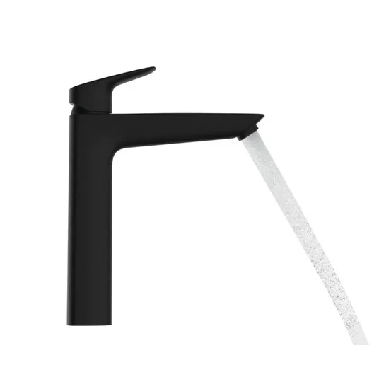 Hansgrohe Logis – praustuvo maišytuvas, EcoSmart, juodas matinis 71091670
