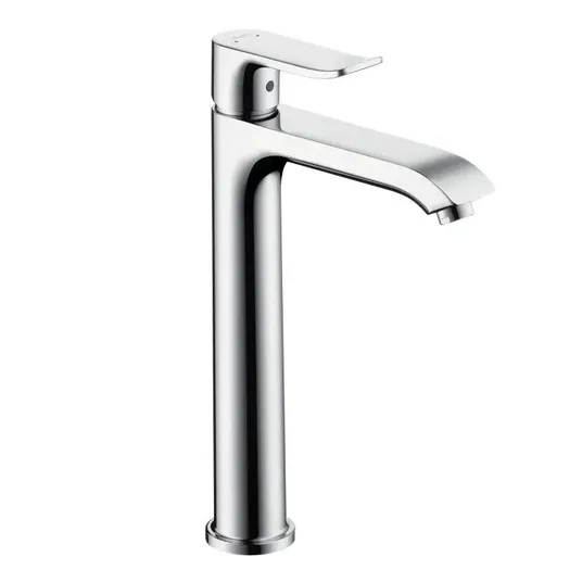 Hansgrohe Metris New - Ühe kangiga valamusegisti 200, koos äravoolukomplektiga, kroomitud 31183000