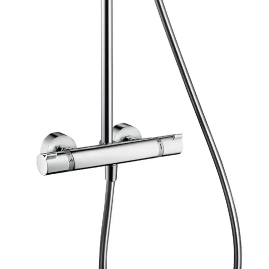 Hansgrohe Croma 220 - Duššiputk dušikolonn termostaatsegistriga, 22 cm, 1 joaga, kroom 27185000