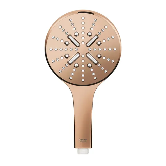 Grohe Rainshower SmartActive – rankinis dušas 130 9,5 l/min, 3 srovių tipai, Warm Sunset 26574DA0