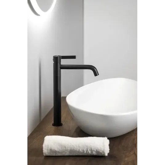Sapho Iconic – praustuvo maišytuvas, matinis juodas AF006B