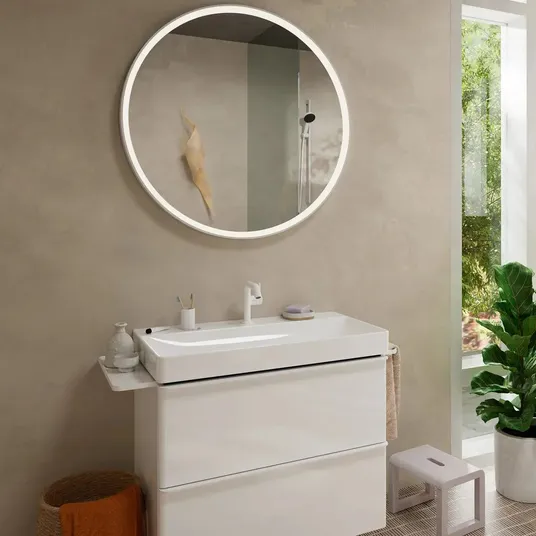Hansgrohe Tecturis S - kraanikaussi kraanikaussi Push-Open äravoolukomplektiga, CoolStart, EcoSmart, valge matt 73320700
