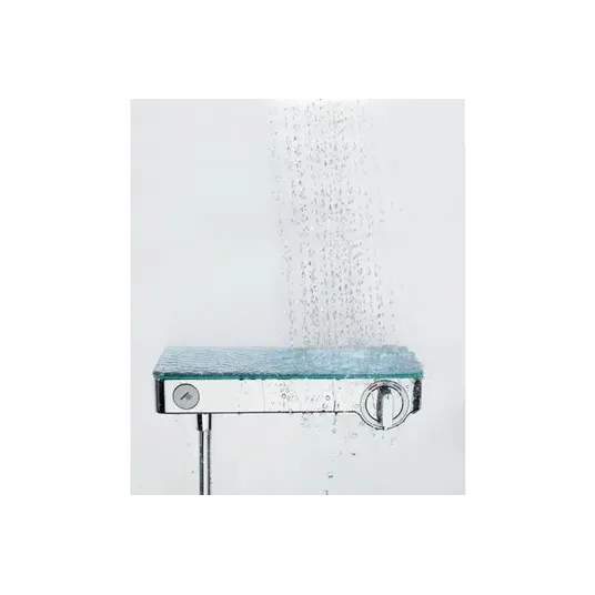 Hansgrohe ShowerTablet Select – termostatinis dušo maišytuvas 300, baltas – chromuotas 13171400