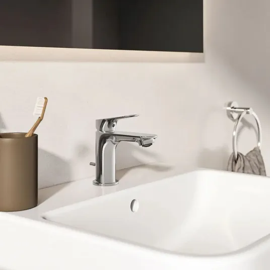 Ideal Standard Ceralife O - valamusegisti tühjendusklapiga, BlueStart, kroom BE003AA