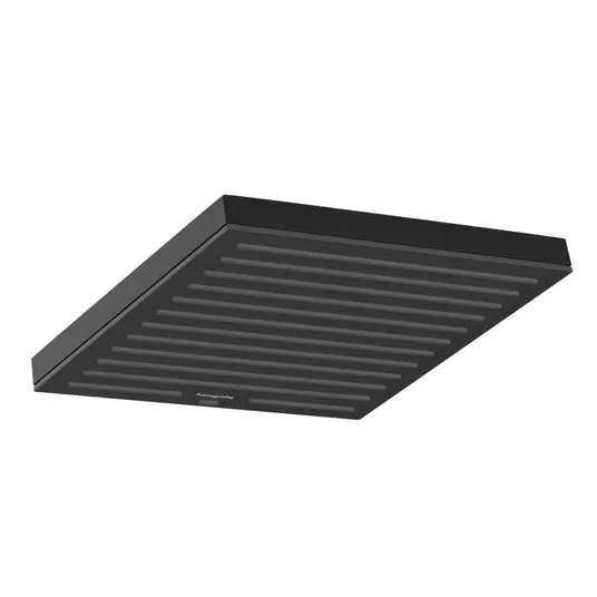 Hansgrohe Pulsify E – dušo galvutė 26x26 cm, EcoSmart, matinė juoda 24331670