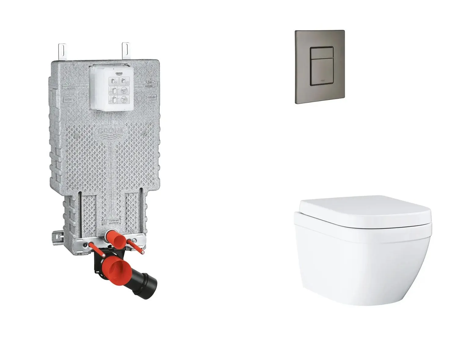 Grohe Uniset - Sienas elementu komplekts