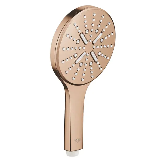 Grohe Rainshower SmartActive - käsidušš 130 9,5 l/min, 3 pihustustüüpi, soe päikeseloojang, poleeritud 26574DL0