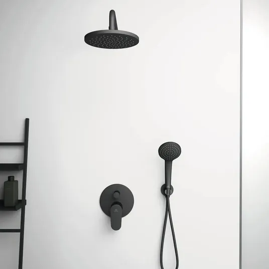 Ideal Standard Idealrain - duššpea 10 cm, 1 joaga, must B9402XG