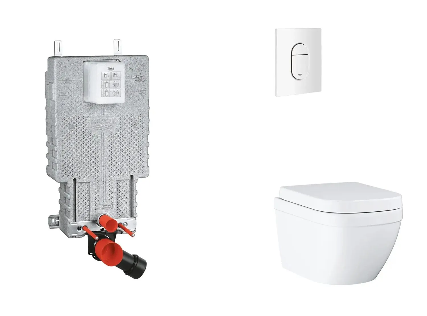 Grohe Uniset - eņģu elementu komplekts