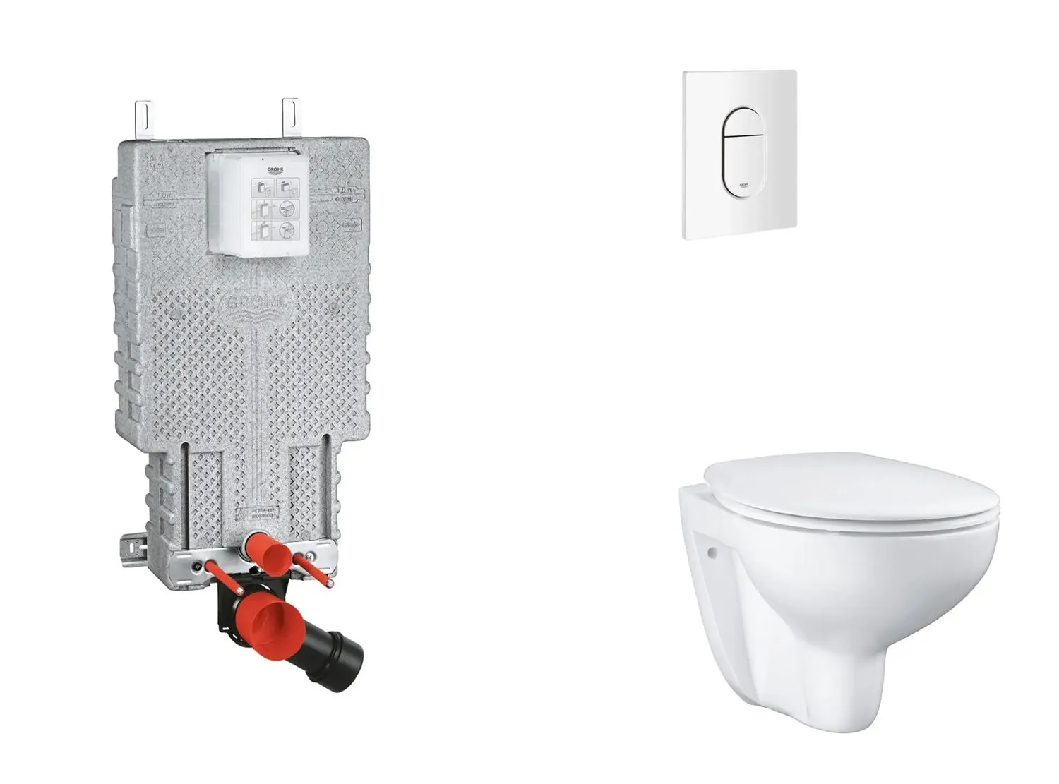 Grohe Uniset - Pie sienas piekaramais