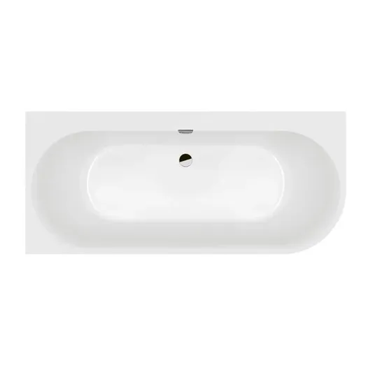 Villeroy & Boch Oberon 2.1 - Vonia 180x80 cm, kairinė, Alpine White UBQ180OBN9CL00VD01