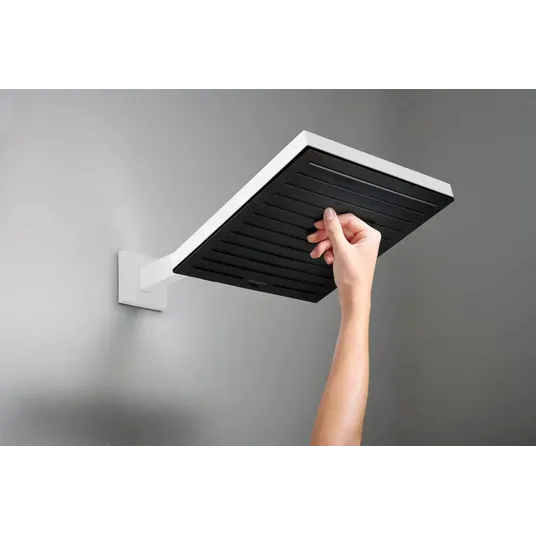 Hansgrohe Pulsify E – dušo galvutė 26x26 cm, EcoSmart, balta matinė 24331700