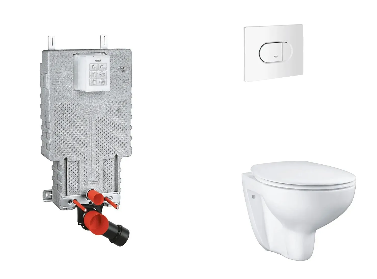 Grohe Uniset - Atvāžamo ierīču komplekts