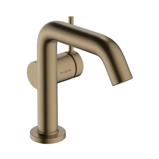 Hansgrohe Tecturis S - kraanikausisegisti Push-Open äravooluga, CoolStart, EcoSmart, harjatud pronksist 73322140