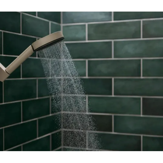 Hansgrohe Pulsify Planet Edition – rankinis dušas, 3 srovių tipai, EcoSmart+, smėlio spalvos 26077210