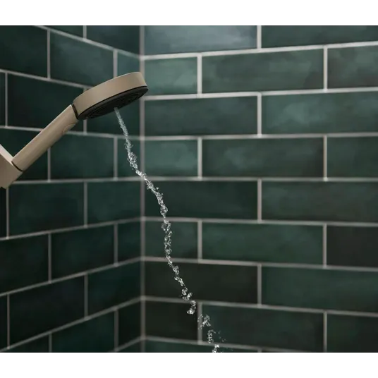 Hansgrohe Pulsify Planet Edition – rankinis dušas, 3 srovių tipai, EcoSmart+, smėlio spalvos 26077210