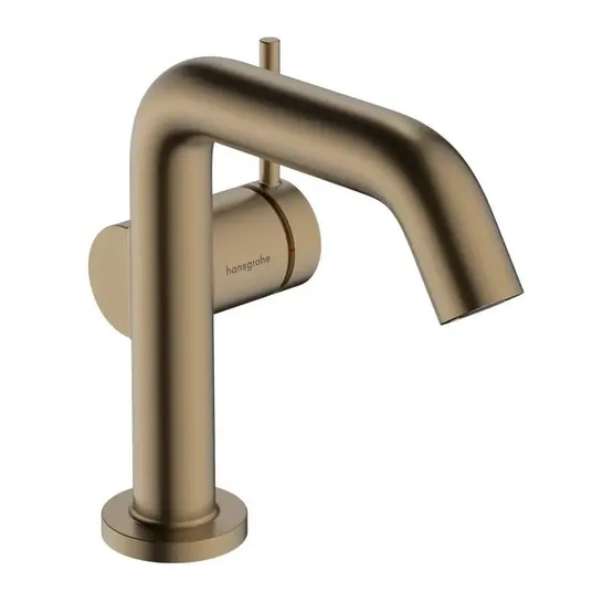 Hansgrohe Tecturis S - kraanikausisegisti Push-Open äravooluga, CoolStart, EcoSmart, harjatud pronksist 73320140