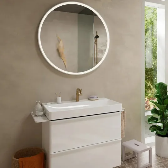 Hansgrohe Tecturis S - kraanikausisegisti Push-Open äravooluga, CoolStart, EcoSmart, harjatud pronksist 73320140