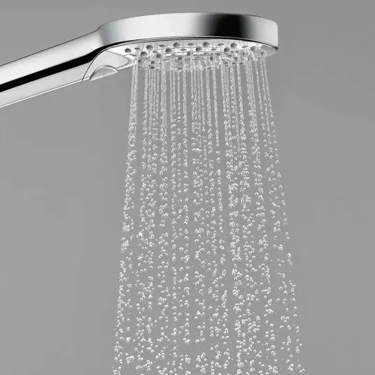 Hansgrohe Raindance Select S – dušo komplektas 120, 3jet P su dušo strypu 65 cm, chromuotas 27654000