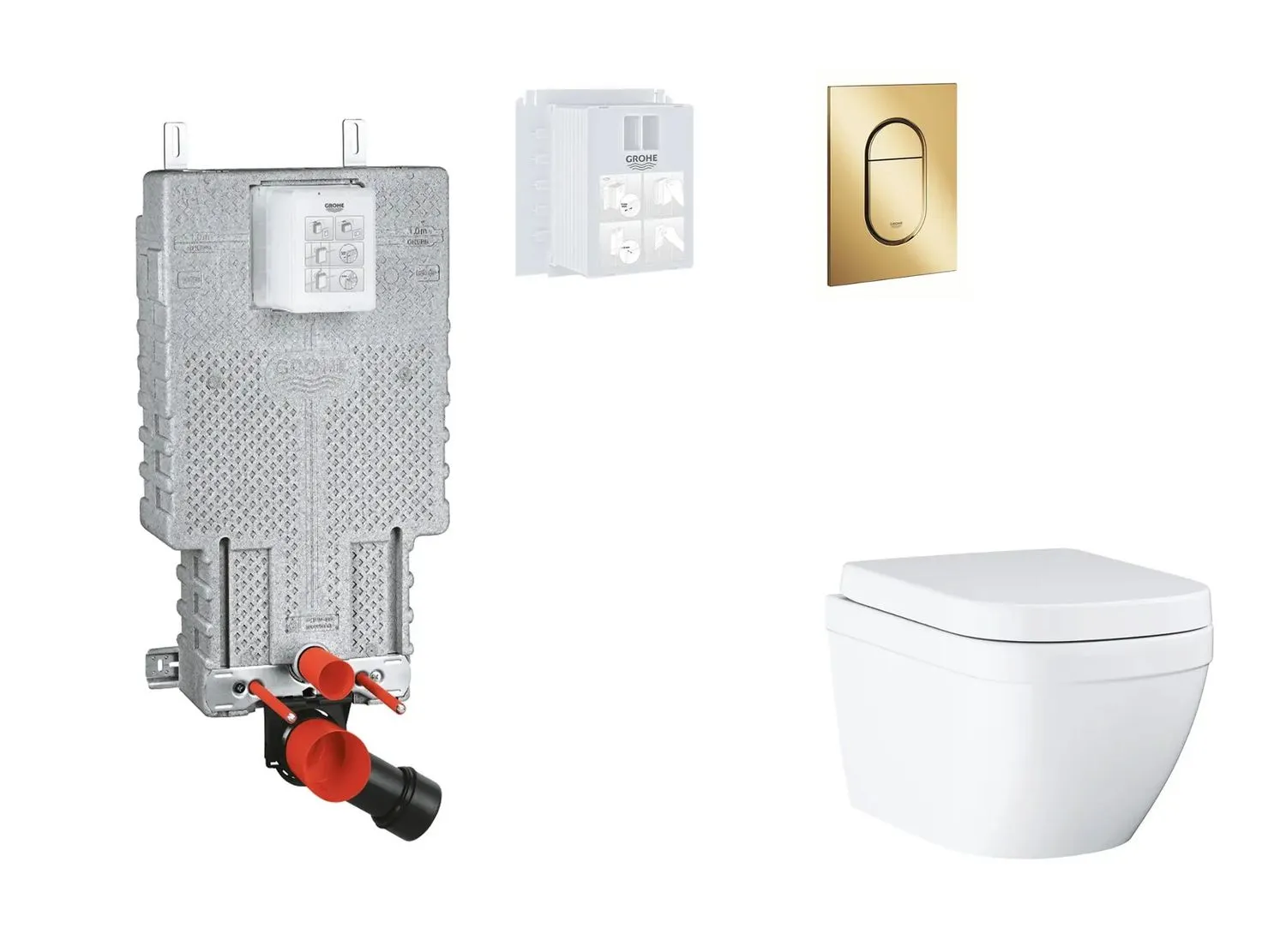 Grohe Uniset - eņģu elementu komplekts