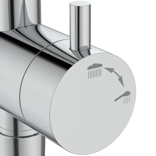 Ideal Standard CeraTherm – dušo rinkinys be maišytuvo, skersmuo 26 cm, 2 srovių tipai, chromas BD747AA